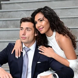 Kevin Piacentini et son épouse, le jour de leur mariage.